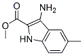 3-Amino-5-methyl-1H-indole-2-carboxylic acid methyl ester Structure,462068-67-3Structure