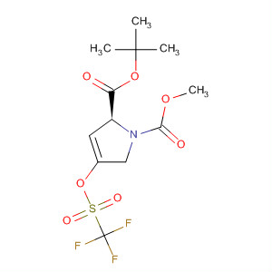 (S)-1-tert-butyl 2-methyl 4-(trifluoromethylsulfonyloxy)-1h-pyrrole-1,2(2h,5h)-dicarboxylate Structure,462125-00-4Structure