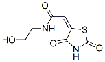 Acetamide, 2-(2,4-dioxo-5-thiazolidinylidene)-n-(2-hydroxyethyl)-(9ci) Structure,464900-87-6Structure