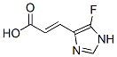 2-Propenoicacid,3-(5-fluoro-1h-imidazol-4-yl)-,(2e)-(9ci) Structure,464924-70-7Structure