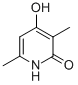 4-Hydroxy-3,6-dimethyl-2(1h)-pyridinone Structure,4664-13-5Structure