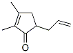 2-Cyclopenten-1-one, 2,3-dimethyl-5-(2-propenyl)-(9ci) Structure,466634-65-1Structure