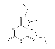 Methitural Structure,467-43-6Structure