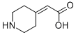 Piperidin-4-ylidene-acetic acid Structure,4671-98-1Structure