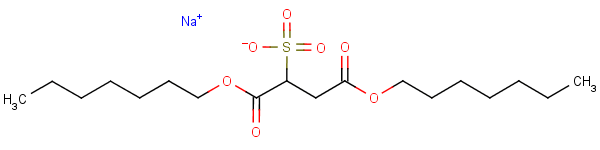 磺基琥珀酸二庚酯鈉結(jié)構(gòu)式_4680-44-8結(jié)構(gòu)式