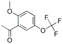 1-[2-Methoxy-5-(trifluoromethoxy)phenyl]ethanone Structure,468074-92-2Structure