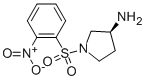 (S)-1-(2-硝基-苯磺?；?-吡咯烷-3-胺結(jié)構(gòu)式_468104-07-6結(jié)構(gòu)式