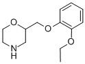 2-((2-Ethoxyphenoxy)methyl)morpholine Structure,46817-91-8Structure