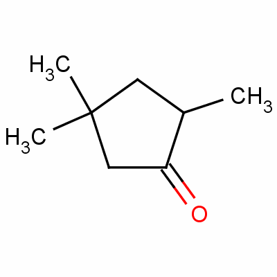 2,4,4-三甲基環(huán)戊酮結構式_4694-12-6結構式