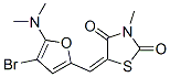 2,4-Thiazolidinedione, 5-[[4-bromo-5-(dimethylamino)-2-furanyl]methylene]-3-methyl- Structure,469884-17-1Structure