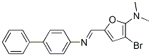  5-[([1,1-聯(lián)苯]-4-基亞氨基)甲基]-3-溴-N,N-二甲基-2-呋喃胺結(jié)構(gòu)式_469894-10-8結(jié)構(gòu)式