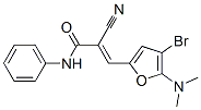 2-Propenamide, 3-[4-bromo-5-(dimethylamino)-2-furanyl]-2-cyano-n-phenyl- Structure,469899-70-5Structure