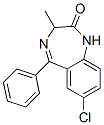 7-Chloro-3-methyl-5-phenyl-2,3-dihydro-1h-1,4-benzodiazepin-2-one Structure,4699-82-5Structure