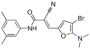 2-Propenamide, 3-[4-bromo-5-(dimethylamino)-2-furanyl]-2-cyano-n-(3,5-dimethylphenyl)- Structure,470685-83-7Structure