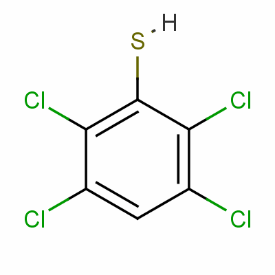 2,3,5,6-四氯苯-1-硫醇結(jié)構(gòu)式_4707-16-8結(jié)構(gòu)式