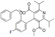 4-[4-氟-2-(苯基甲氧基)苯基]-2,6-雙(1-甲基乙基)-3,5-吡啶二羧酸-3,5-二甲酯結(jié)構(gòu)式_470717-47-6結(jié)構(gòu)式