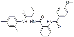 (9ci)-n-[(1s)-1-[[(2,4-二甲基苯基)氨基]羰基]-2-甲基丙基]-2-[(4-甲氧基苯甲酰基)氨基]-苯甲酰胺結(jié)構(gòu)式_471260-34-1結(jié)構(gòu)式