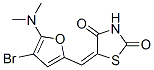 2,4-Thiazolidinedione, 5-[[4-bromo-5-(dimethylamino)-2-furanyl]methylene]- Structure,471887-99-7Structure