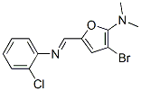  3-溴-5-[[(2-氯苯基)亞氨基]甲基]-N,N-二甲基-2-呋喃胺結(jié)構(gòu)式_471899-16-8結(jié)構(gòu)式