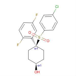 Trans-4-[(4-chlorophenyl)sulfonyl]-4-(2,5-difluorophenyl)cyclohexanol Structure,471903-41-0Structure