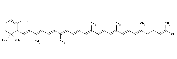 (Rac.)-δ-carotene Structure,472-92-4Structure