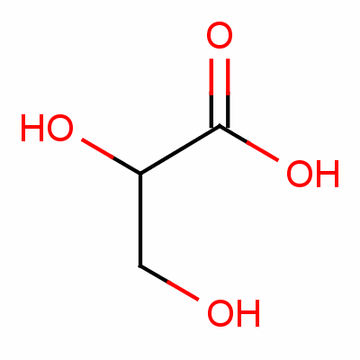 2,3-二羥基丙酸結(jié)構(gòu)式_473-81-4結(jié)構(gòu)式