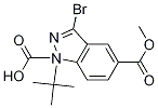 1-Tert-butyl 5-methyl 3-bromo-1h-indazole-1,5-dicarboxylate Structure,473416-13-6Structure