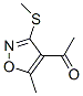 Ethanone, 1-[5-methyl-3-(methylthio)-4-isoxazolyl]-(9ci) Structure,473448-15-6Structure