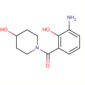 (3-Amino-2-hydroxyphenyl)(4-hydroxypiperidin-1-yl)methanone Structure,473731-25-8Structure