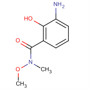 3-Amino-2-hydroxy-n-methoxy-n-methyl benzamide Structure,473731-43-0Structure