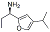 2-Furanmethanamine, α-ethyl-4-(1-methylethyl)-, (aR)- Structure,473733-02-7Structure