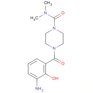 4-(3-Amino-2-hydroxybenzoyl)-n,n-dimethylpiperazine-1-carboxamide Structure,473734-19-9Structure