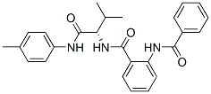 (9ci)-2-(苯甲?；被?-n-[(1s)-2-甲基-1-[[(4-甲基苯基)氨基]羰基]丙基]-苯甲酰胺結(jié)構(gòu)式_473802-14-1結(jié)構(gòu)式