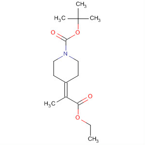 Tert-butyl 4-(1-ethoxy-1-oxopropan-2-ylidene)piperidine-1-carboxylate Structure,473837-03-5Structure