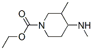 1-Piperidinecarboxylicacid,3-methyl-4-(methylamino)-,ethylester(9ci) Structure,473838-14-1Structure