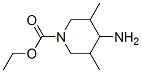 1-Piperidinecarboxylicacid,4-amino-3,5-dimethyl-,ethylester(9ci) Structure,473838-86-7Structure