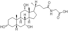 甘氨膽酸結(jié)構(gòu)式_475-31-0結(jié)構(gòu)式