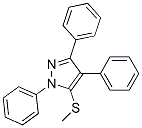 5-Methylthio-1,3,4-triphenyl-1h-pyrazole Structure,475094-43-0Structure