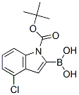 1-Boc-4-Chloro-1H-indole-2-boronic acid Structure,475102-11-5Structure