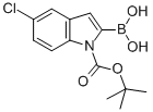 1-Boc-5-chloro-1h-indole-2-boronic acid Structure,475102-12-6Structure