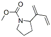 1-Pyrrolidinecarboxylic acid, 2-(1-methylene-2-propenyl)-, methyl ester (9ci) Structure,475106-82-2Structure