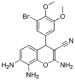 2,7,8-Triamino-4-(3-bromo-4,5-dimethoxyphenyl)-4h-chromene-3-carbonitrile Structure,475576-83-1Structure