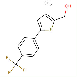 [3-Methyl-5-(4-trifluoromethylphenyl)thien-2-yl]methanol Structure,476155-39-2Structure