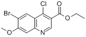 Ethyl 6-bromo-4-chloro-7-methoxyquinoline-3-carboxylate Structure,476194-45-3Structure