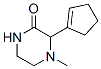 Piperazinone, 3-(1-cyclopenten-1-yl)-4-methyl-(9ci) Structure,476364-39-3Structure