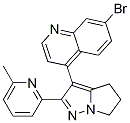 7-Bromo-4-(2-(6-methylpyridin-2-yl)-5,6-dihydro-4h-pyrrolo[1,2-b]pyrazol-3-yl)quinoline Structure,476474-61-0Structure