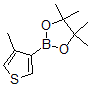 4,4,5,5-Tetramethyl-2-[4-(methyl)thiophen-3-yl][1,3,2]dioxaborolane Structure,476620-20-9Structure