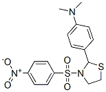 Thiazolidine, 2-[4-(dimethylamino)phenyl]-3-[(4-nitrophenyl)sulfonyl]- (9ci) Structure,477489-29-5Structure