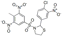 Thiazolidine, 2-(4-chloro-3-nitrophenyl)-3-[(4-methyl-3,5-dinitrophenyl)sulfonyl]- (9ci) Structure,477489-73-9Structure