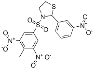 Thiazolidine, 3-[(4-methyl-3,5-dinitrophenyl)sulfonyl]-2-(3-nitrophenyl)- (9ci) Structure,477489-74-0Structure